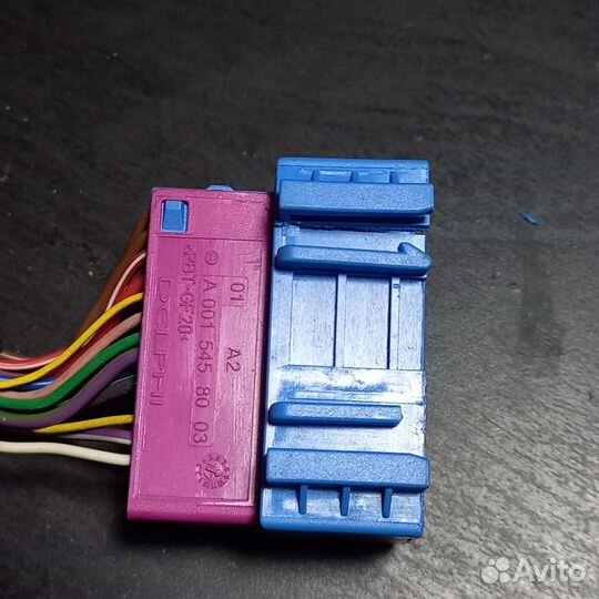 Mercedes W217 W222 разъём фишка проводки салона