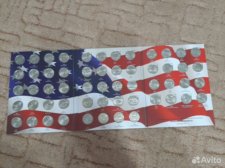 Полная коллекция монет США