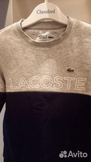 Детская тёплая толстовка Lacoste sport из флиса