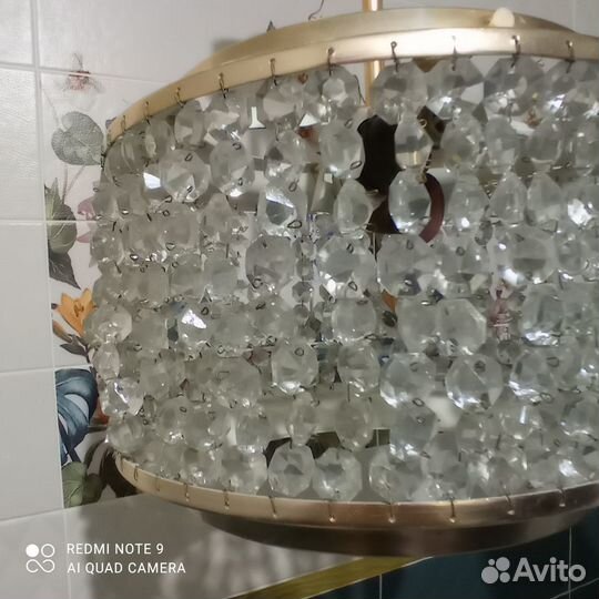 Хрустальная люстра СССР