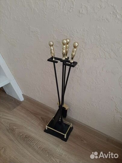 Кованый каминный набор