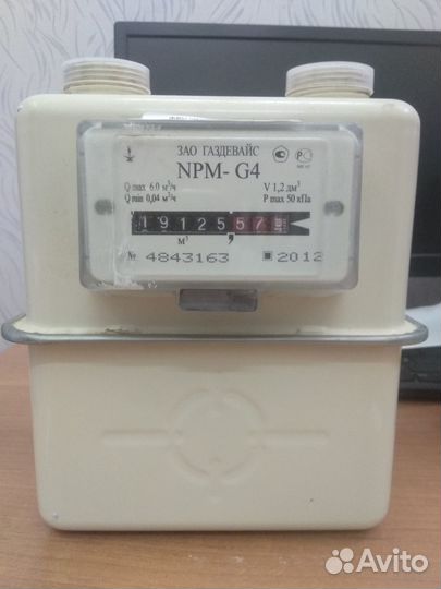 Газовый счетчик npm g4 поверенный