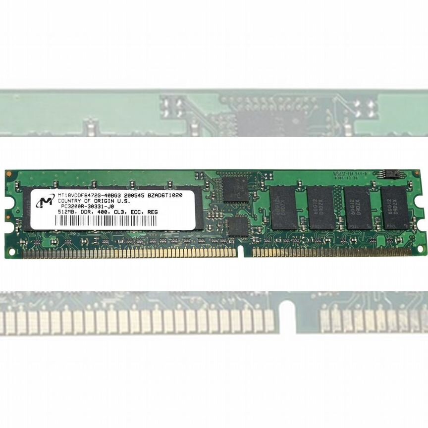 [MT18VDDF6472G-40BG3] Оперативная Память Micron Mt18vddf6472g-40bg3