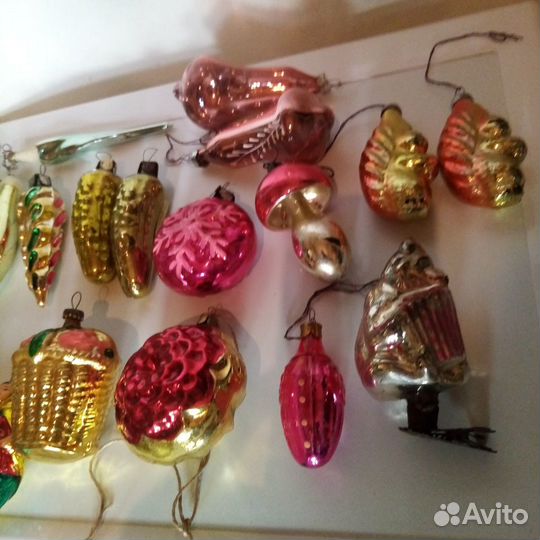 Елочные игрушки Винтаж. СССР 50-60-70е гг