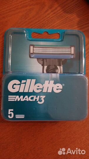 Gillette Mach3. Лезвия для бритья