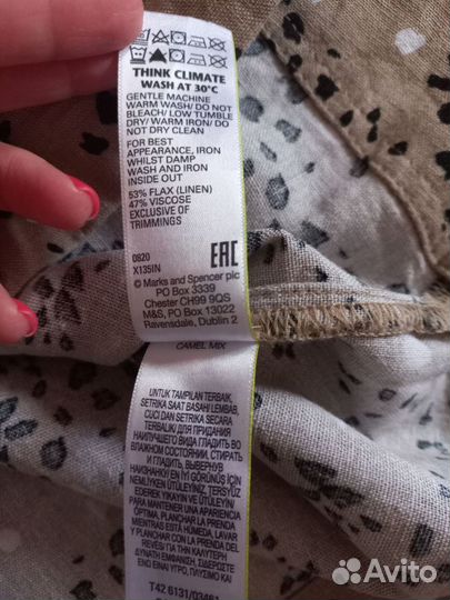 Платье льяное Marks&Spencer