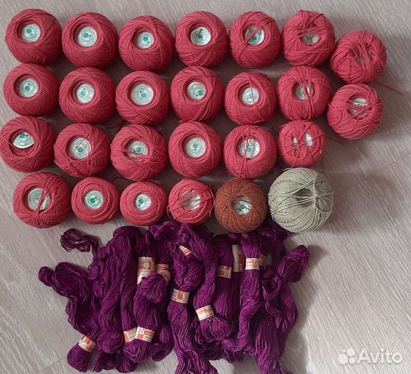 Нитки времен СССР хлопок