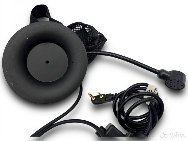 Наушники с микрофоном и кнопкой ртт zselex tasc1