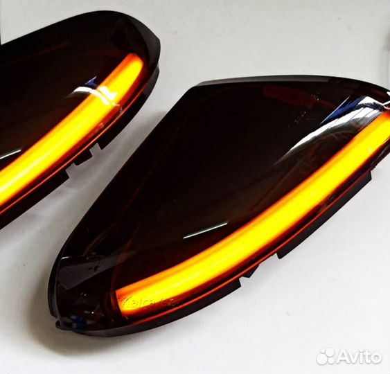 Комплект повороты—подсветка на зеркала Dodge RAM