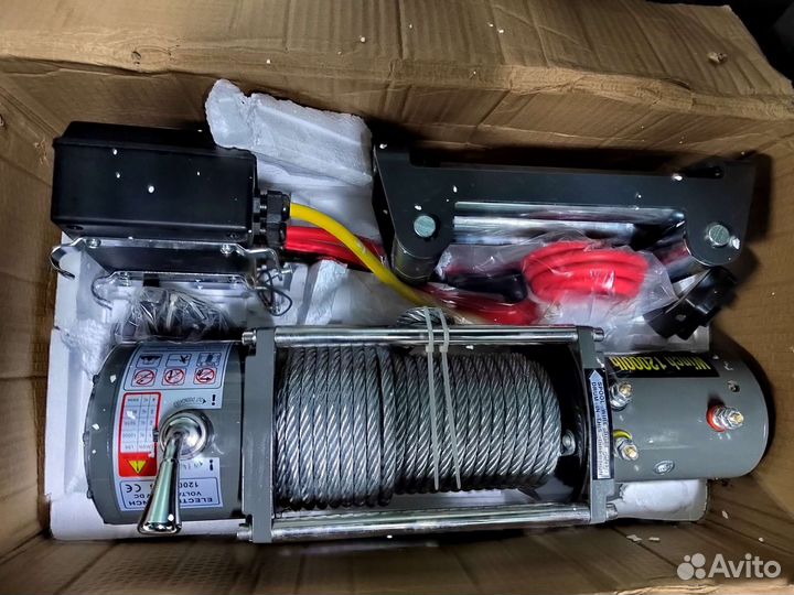Лебедка электрическая 12V Electric Winch 12000lbs