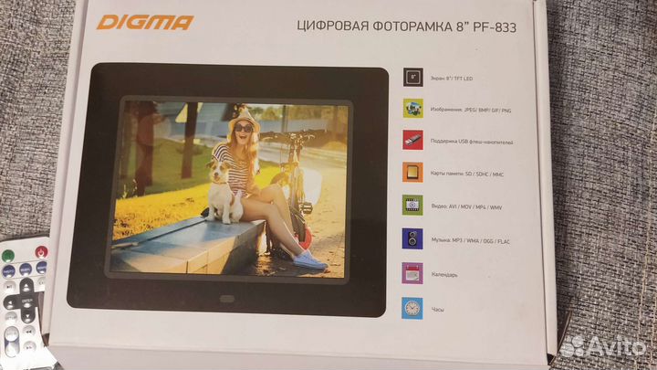 Цифровая фоторамка Digma 8