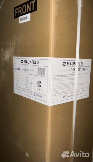 Встраиваемый морозильный шкаф maunfeld mbfr177NFW