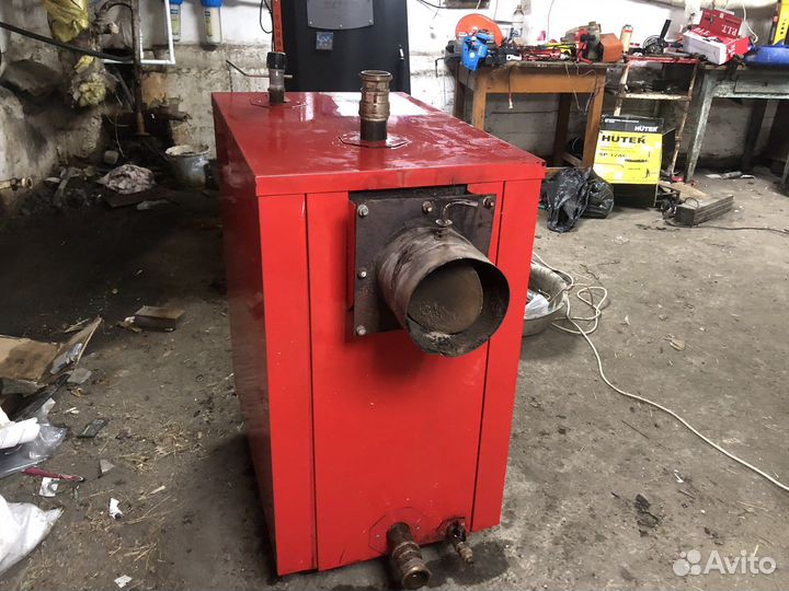 Твердотопливный котел длительного горения бу