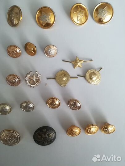 Пуговицы СССР - армейские милицейские таможенные