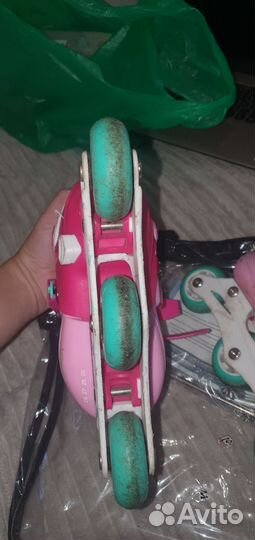 Роликовые коньки детские раздвижные
