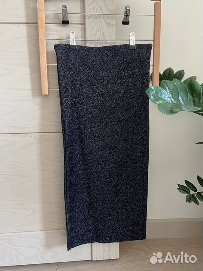 Юбка блестящая новая
