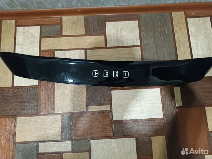 Дефлектор капота kia ceed jd