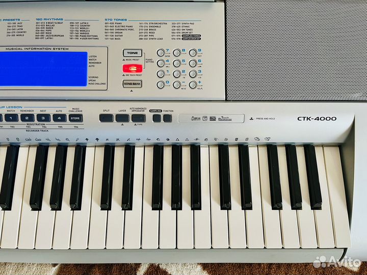 Синтезатор casio CTK-4000