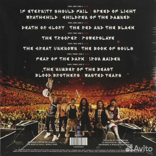 Iron maiden - THE book OF souls live (3 LP, 180 GR