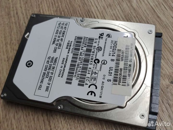 Жесткий диск toshiba 250gb