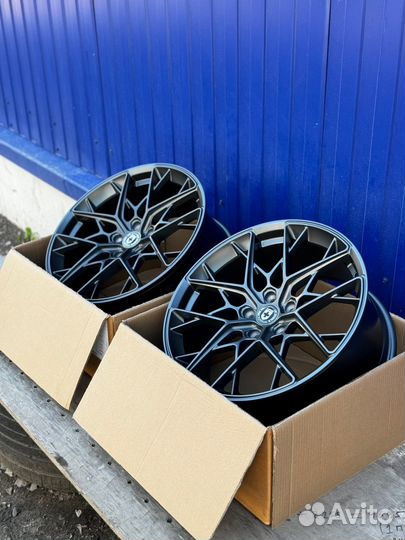 Диски HRE FF10 R20 5x108 графит Tugella Exeed