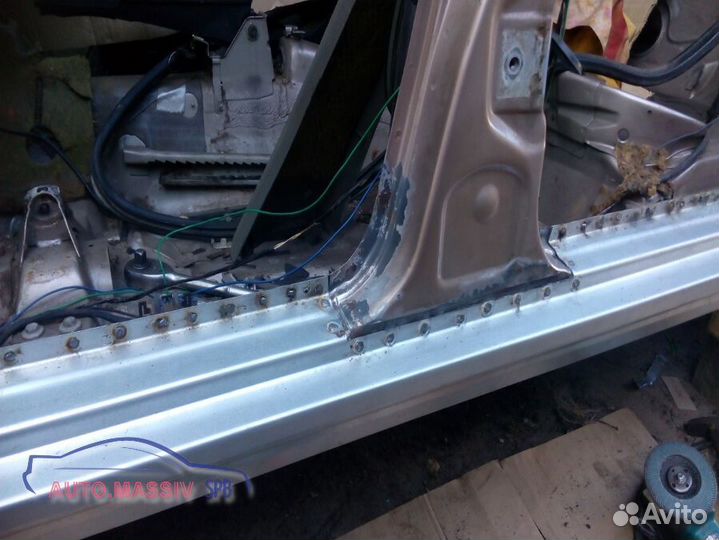 Ремонтные пороги Toyota Avensis T250 дорест