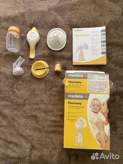 Молокоотсос medela harmony ручной б/у