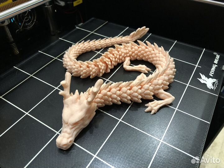 Подвижный дракон на 3D принтере