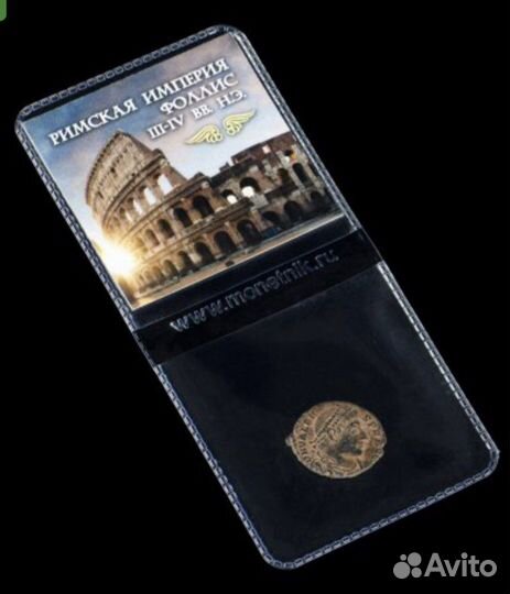 Монета Древнего рима 3-4 век до н.э