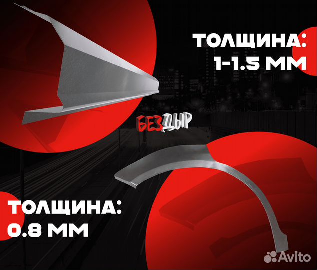 Пороги и арки Peugeot Boxer 3 250 Новороссийск