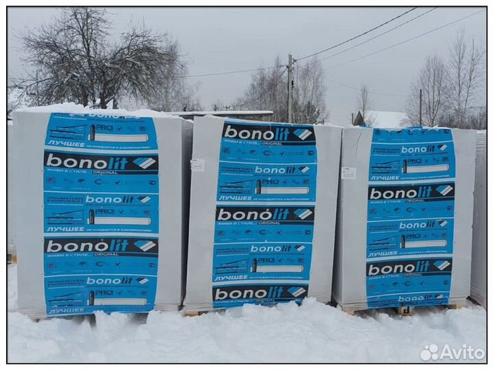 Газобетонные блоки Bonolit