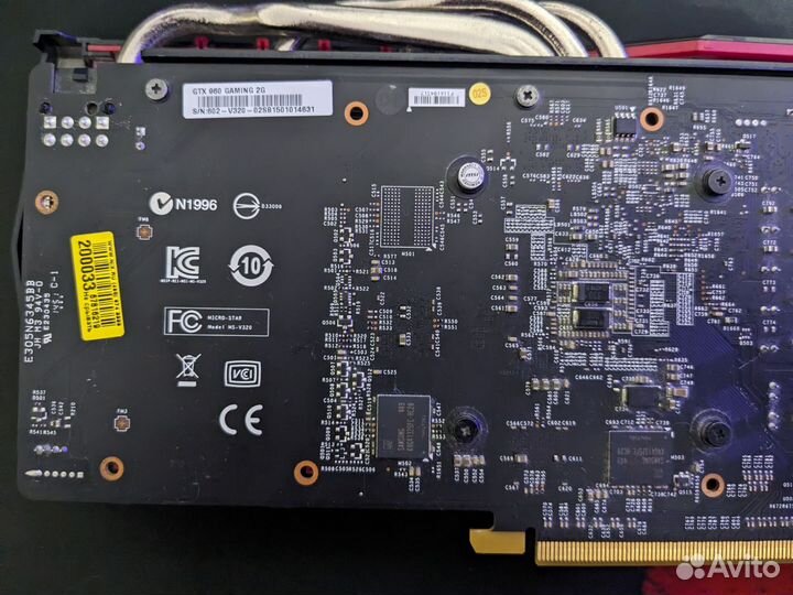 Видеокарта Nvidia geforce GTX 960 2Gb
