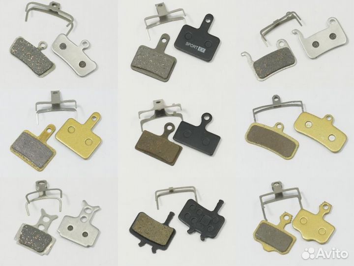 Тормозные колодки дисковые для велосипеда