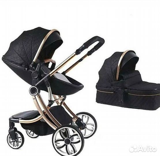 Коляска новая 2в1 в коробке с инструкцией