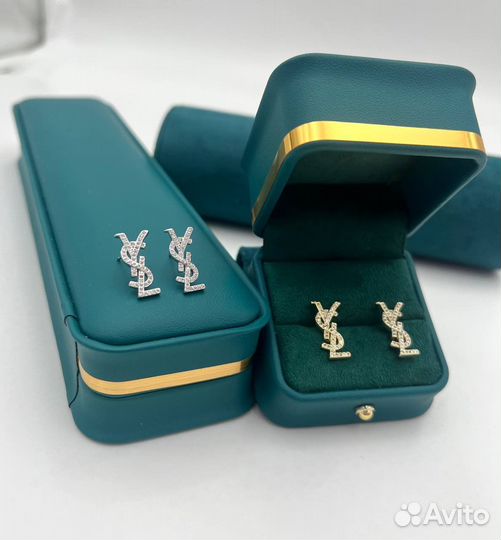Серьги ysl