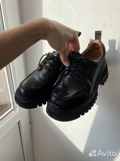 Полуботинки натуральная кожа 38