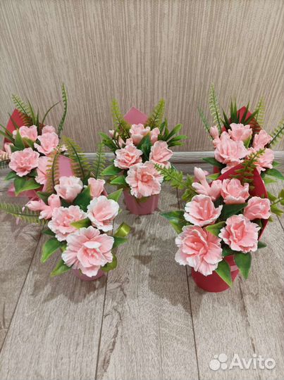 Гладиолусы. Букеты из мыла