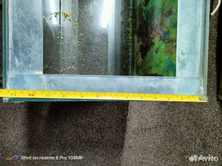 Аквариум 140 литров с крышкой, фильтр, лампа