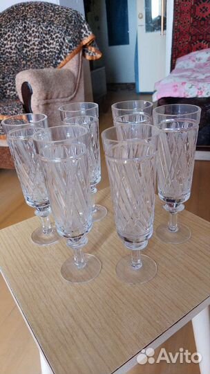 Хрустальные бокалы СССР