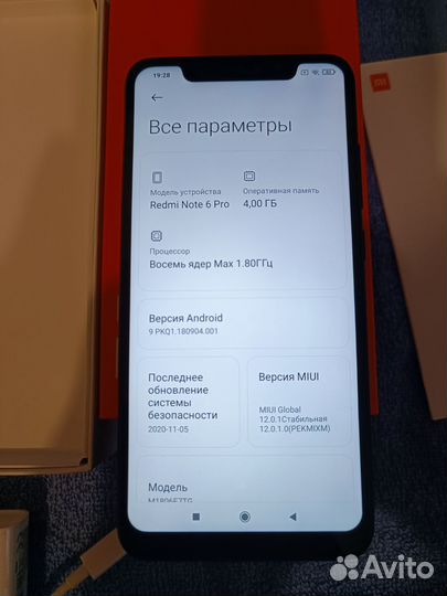 Xiaomi Redmi Note 6 Pro, 4/64 ГБ