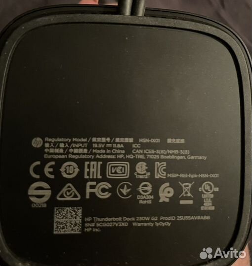 HP Док-станция Thunderbolt G2