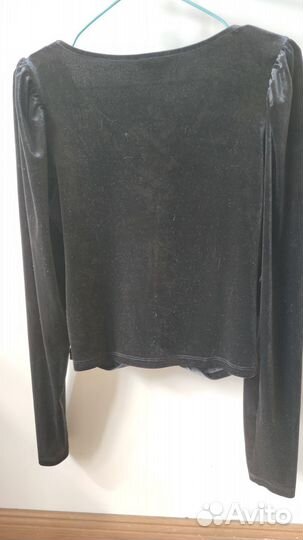 Бархатный топ Monki