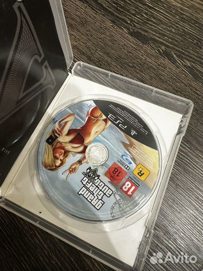 Диск на ps3 gta5