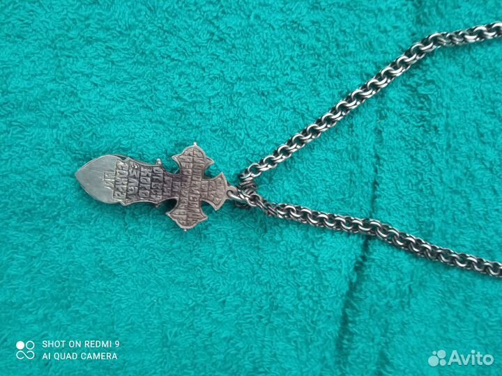 Цепочка мужская серебро бу