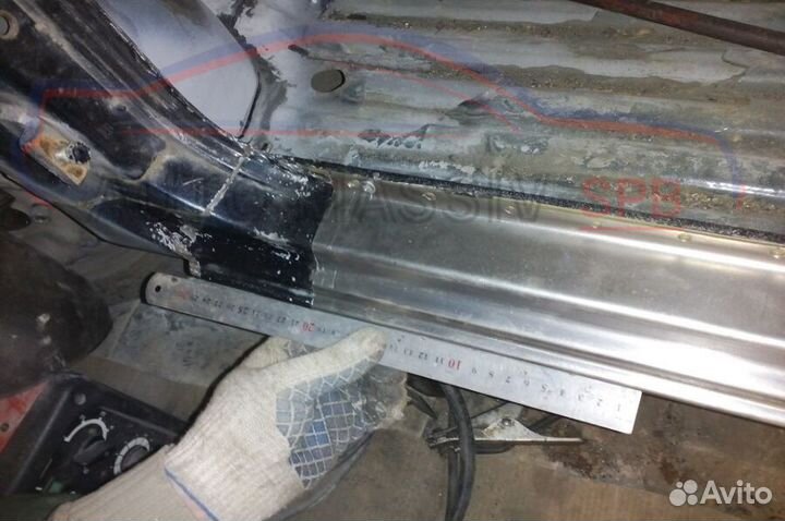 Пороги кузовные Mercedes GL-класс X164 рест