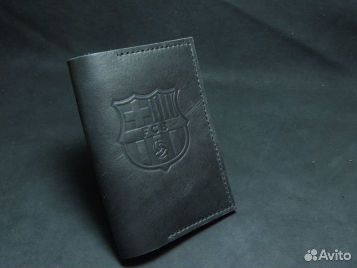 Обложка на паспорт кожа Барселона / Barcelona