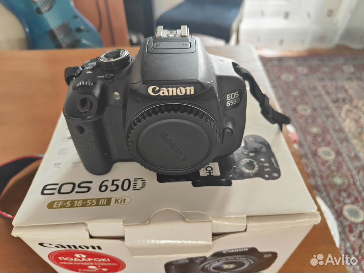 Зеркальный фотоаппарат canon eos 650d