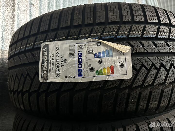 Continental ContiWinterContact TS 850P SUV 265/40 R22 и 285/40 R22 110V