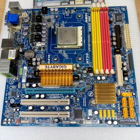 Gigabyte GA-MA78GM-S2H с процессором на запчасти