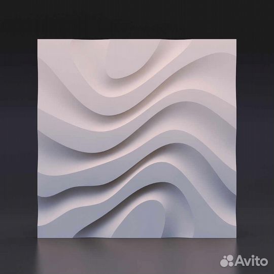 Гипсовая 3D панель 